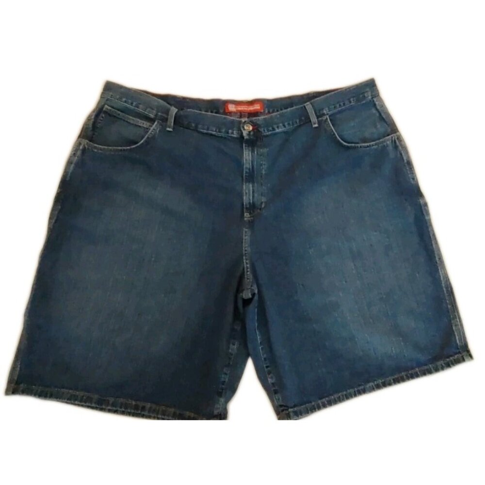 R & Y Blues Authentic Dungarees Loose Fit Carpenter Jean Shorts Men Size 50